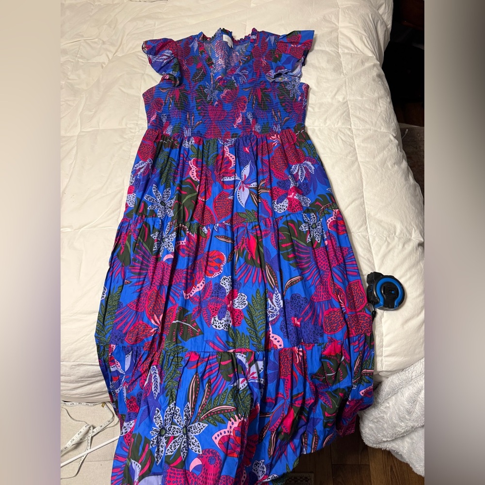 Sugarlips Smocked Tropical Maxi